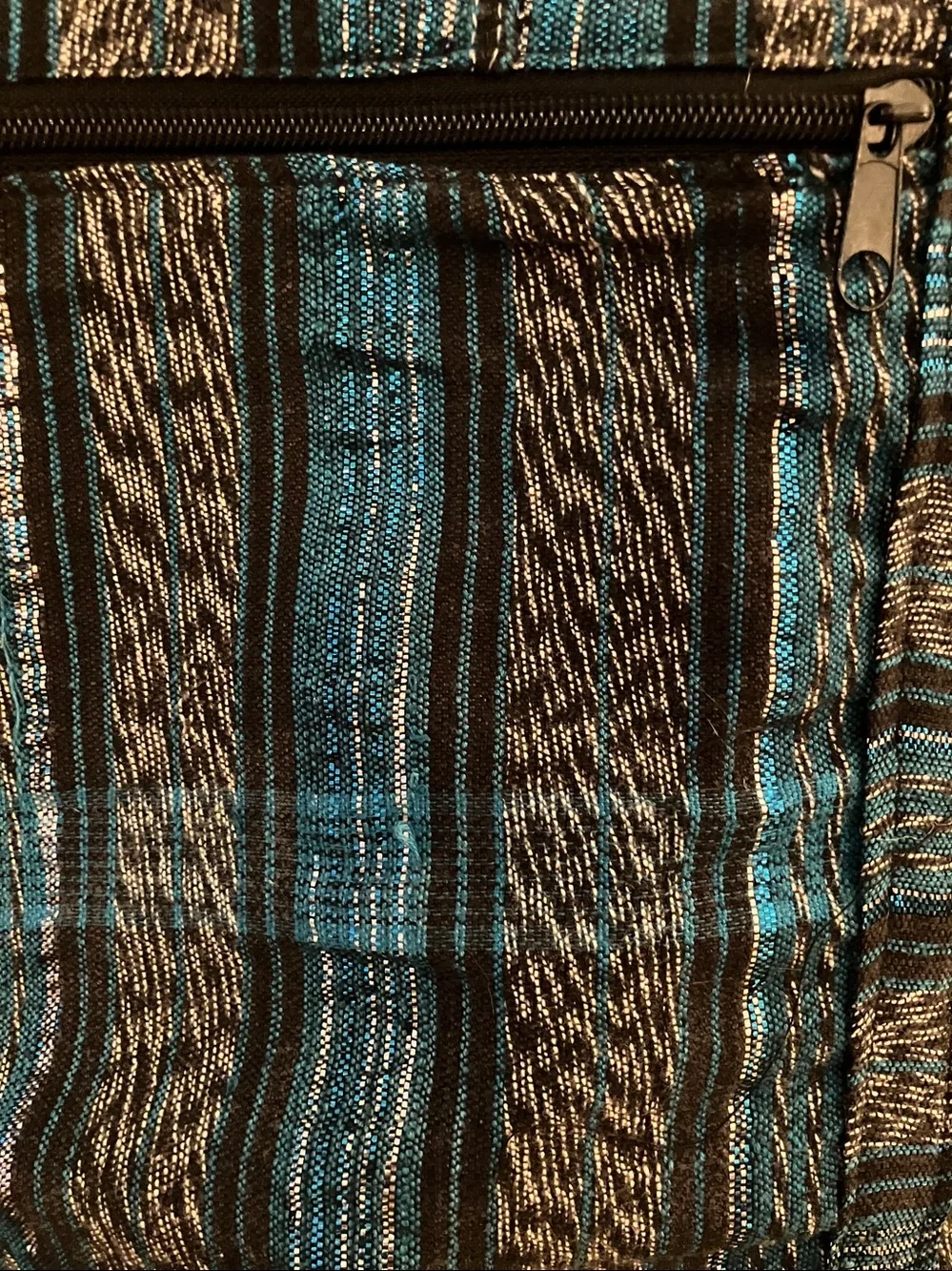 Embroidered cotton bag